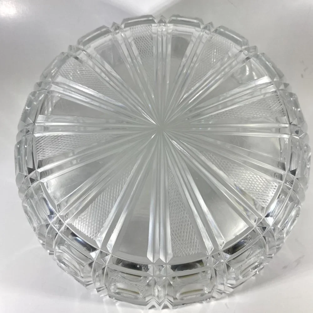 Amazing Cut Crystal large serving bowl